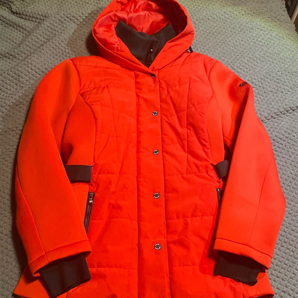 Micheal Kors red belt jacket - Picture 2 of 5